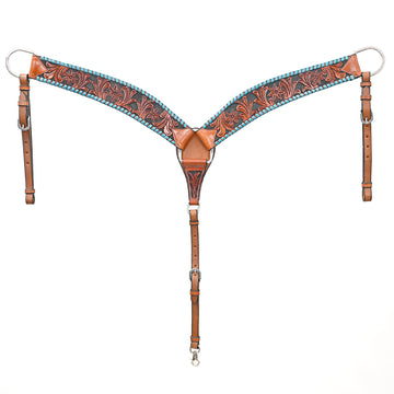 Western leather Breast Collar
